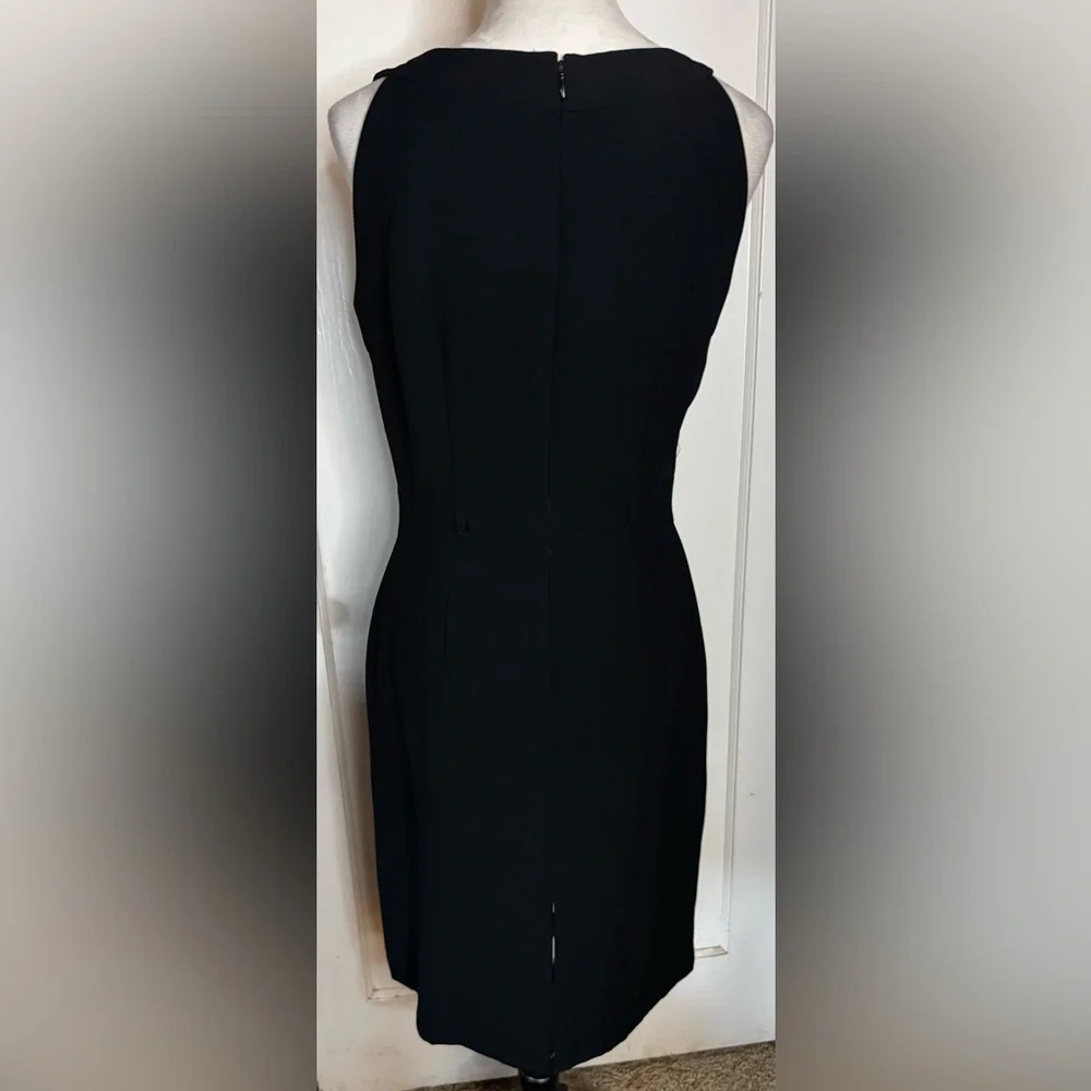 Tahari Pencil Midi Dress Racerback Sleeveless Business Office Professional - Picture 5 of 9